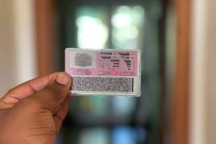 drivers licence card marchines