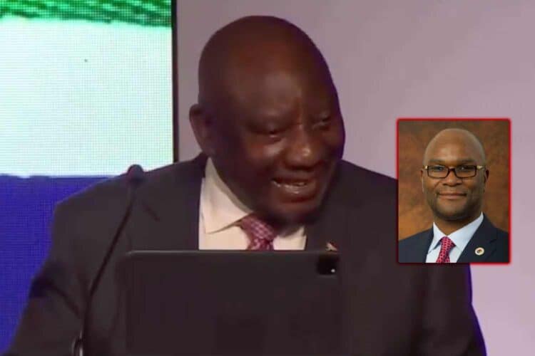 ramaphosa nathi mthethwa flag