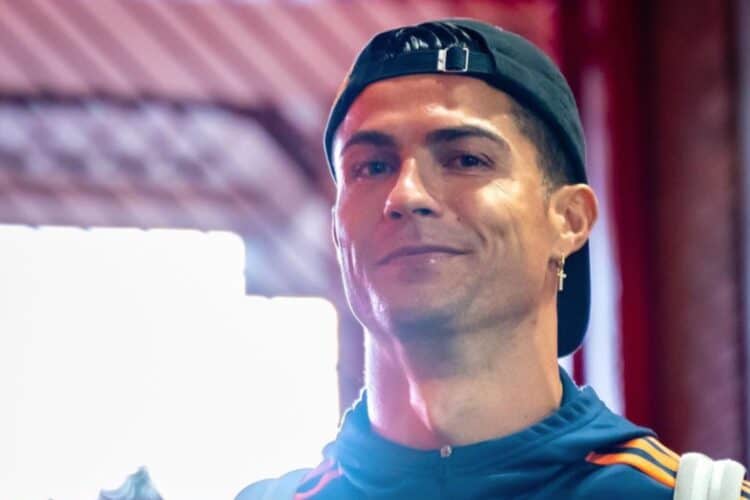 Cristiano Ronaldo stormed down the tunnel with four minutes left against Tottenham