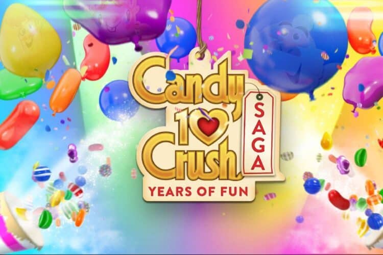 candy crush saga 10th anniversary