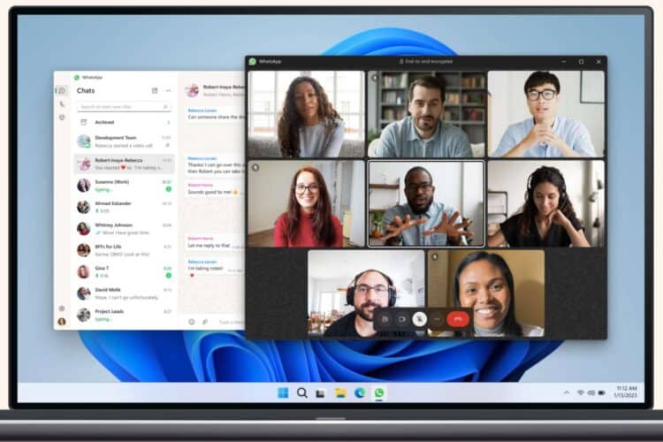 WhatsApp for windows how to make voice video calls