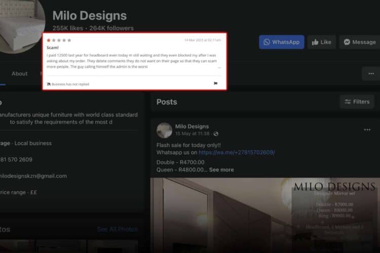 milo designs scam