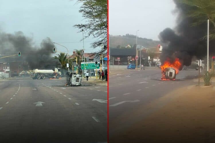 tshwane cbd riots unrest Wednesday 13 September 2023