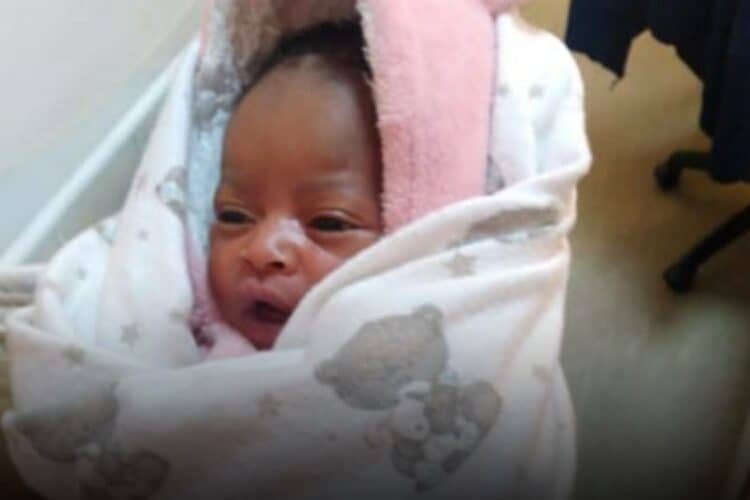 belfast newborn baby abandoned railway line