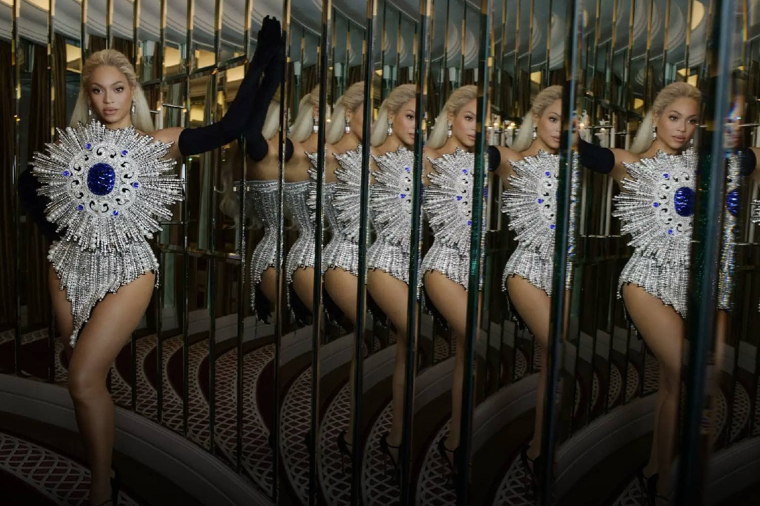 beyonce renaissance film London Balmain Oliver rousteing