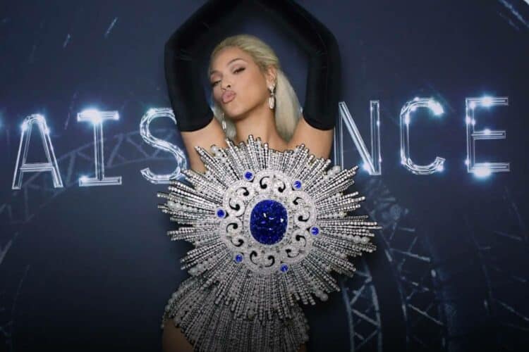 beyonce renaissance film London Balmain Oliver rousteing