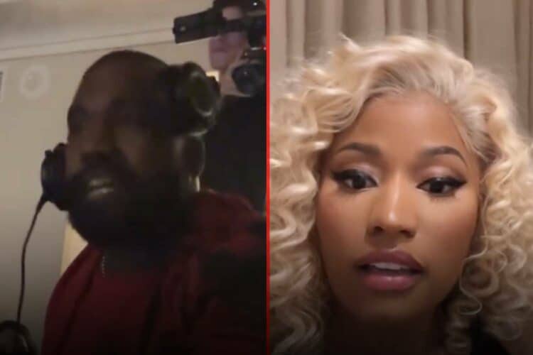 nicki minaj kany west new body vultures