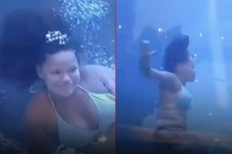 nokukhanya cresta mall mermaid video