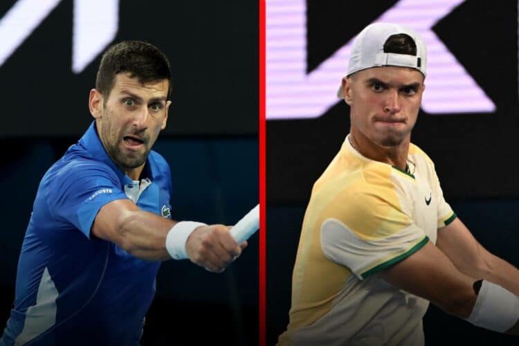 2024 australian open Novak Djokovic dino prizmic