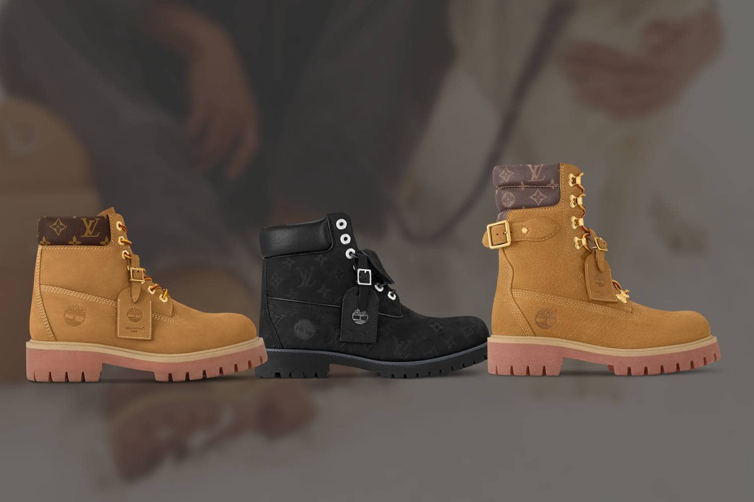 Louis Vuitton timberland boot range