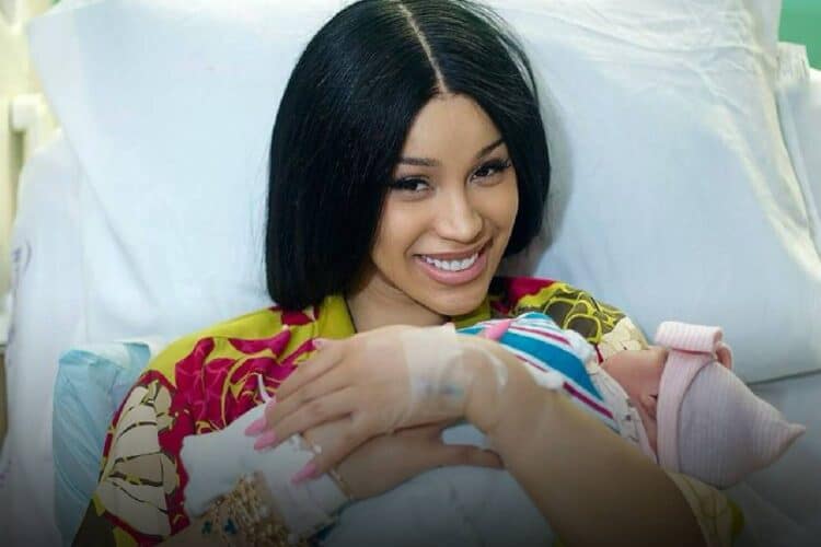 cardi b offset third child