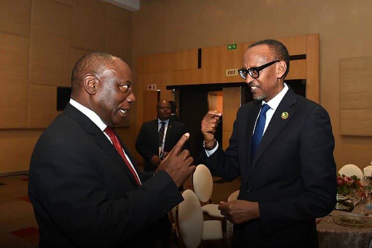 Paul Kagame Cyril ramaphosa