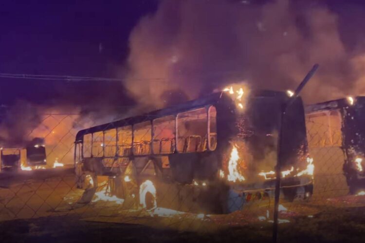 putco bus molotov depot fire