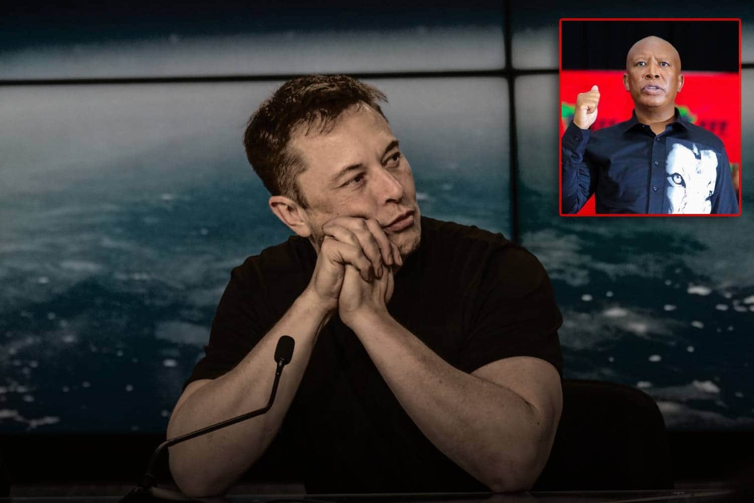 elon musk julius malema