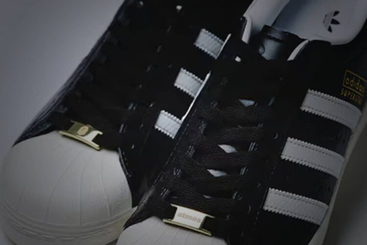 adidas superstar atmos bape close up