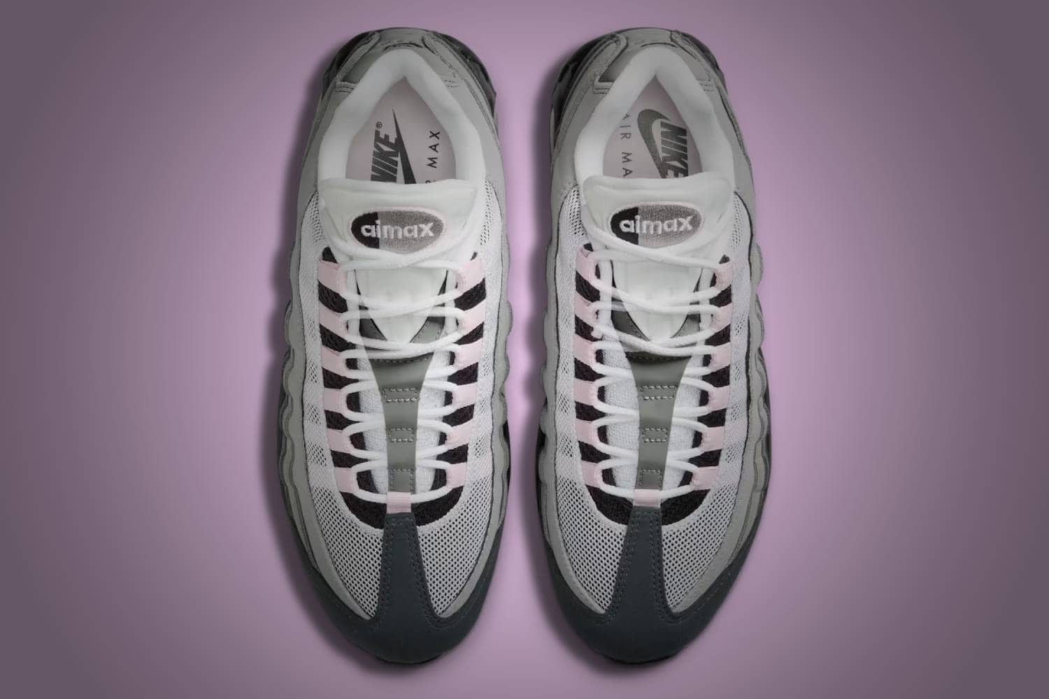 air max 95 pink foam aerial view