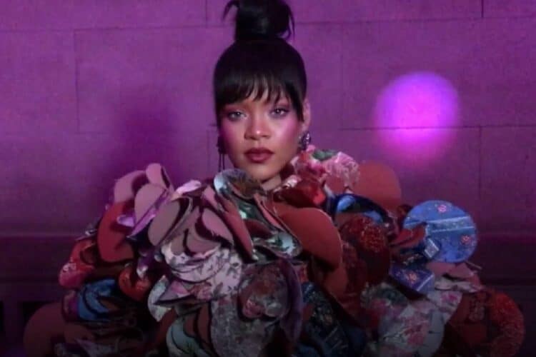 Rihanna at the met gala in 2017