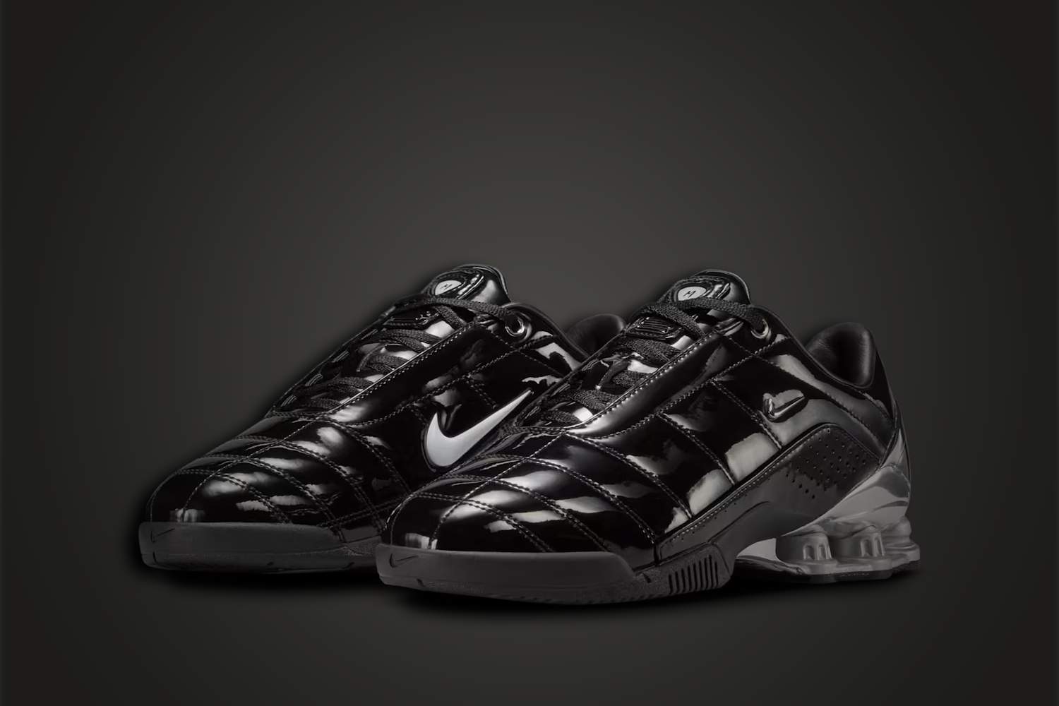 T90 Shox Magia by Maha Amsterdam Black and Metallic Silver