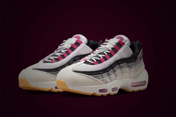 Nike SB Air Max 95 Summit White and Cactus Flower