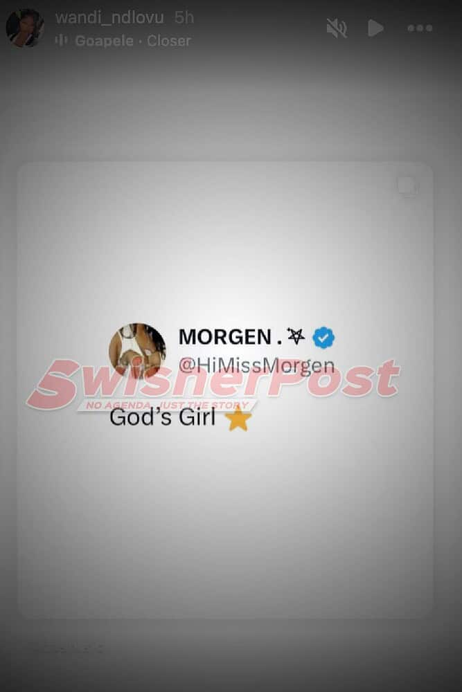 wandi ndlovu instagram story post 3