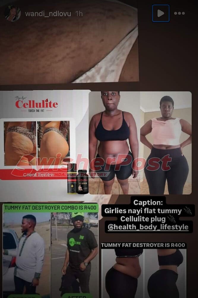 wandi ndlovu instagram story post 2