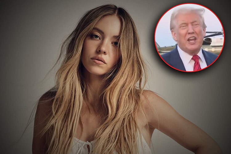 American eagle stock Sydney Sweeney Donald trump