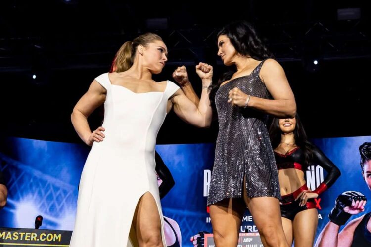 ronda rousey gina carano netflix fight