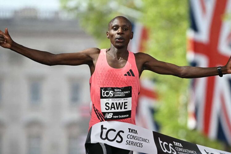 sabastian sawe marathon world record london 2026