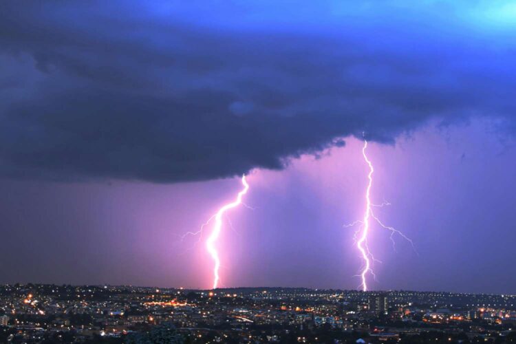 severe weather warnings south africa thunderstorm lightning