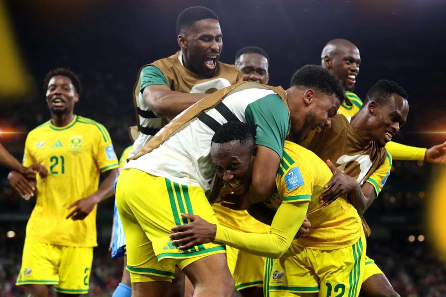 bafana bafana world cup knockout history