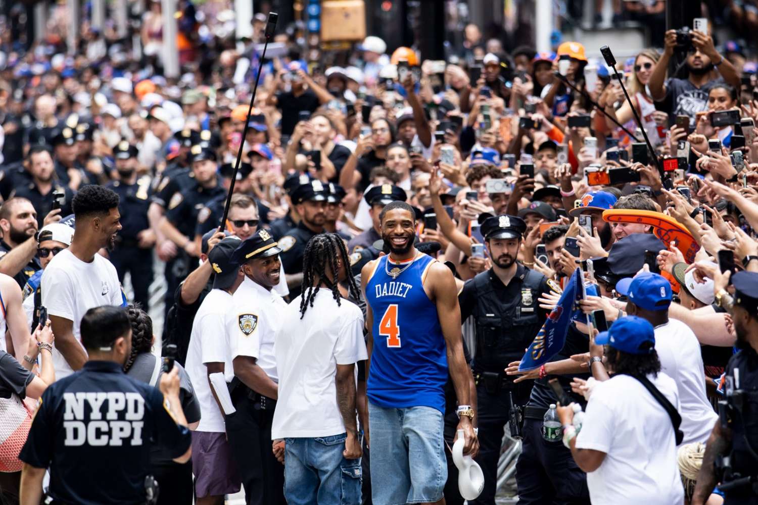 knicks championship parade new york nba title