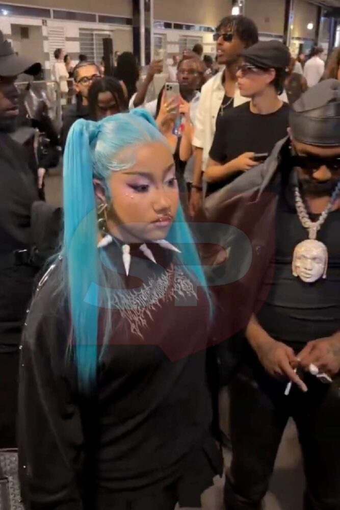 north west lip piercings paris fashion week image 1