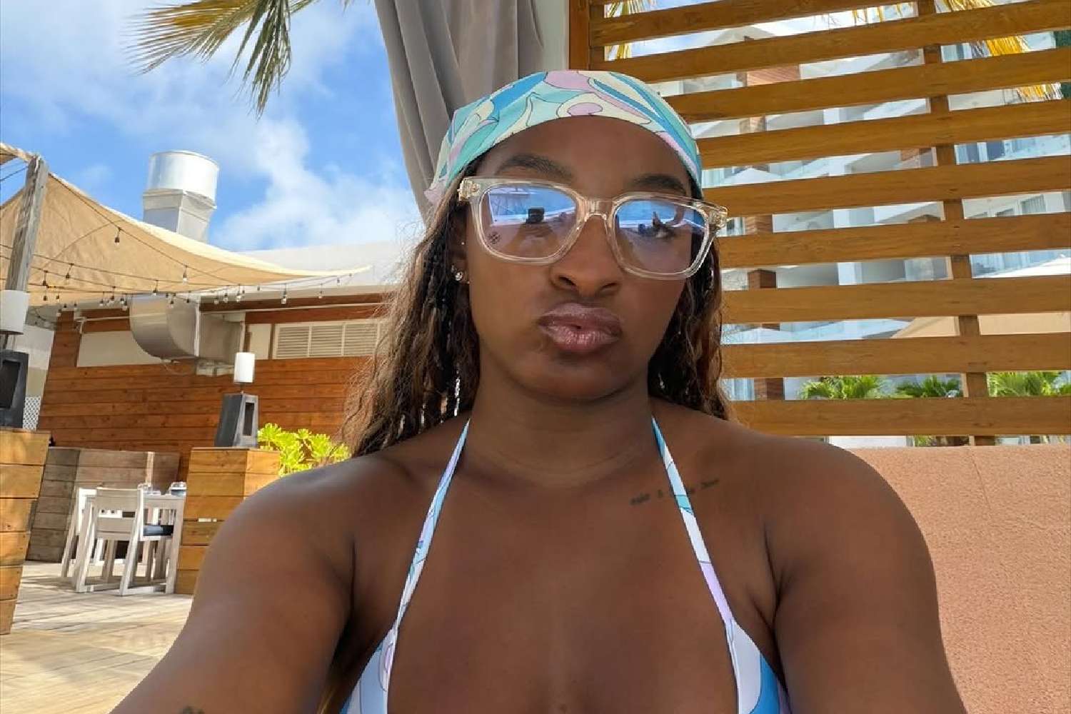 simone biles vacation health scare backlash