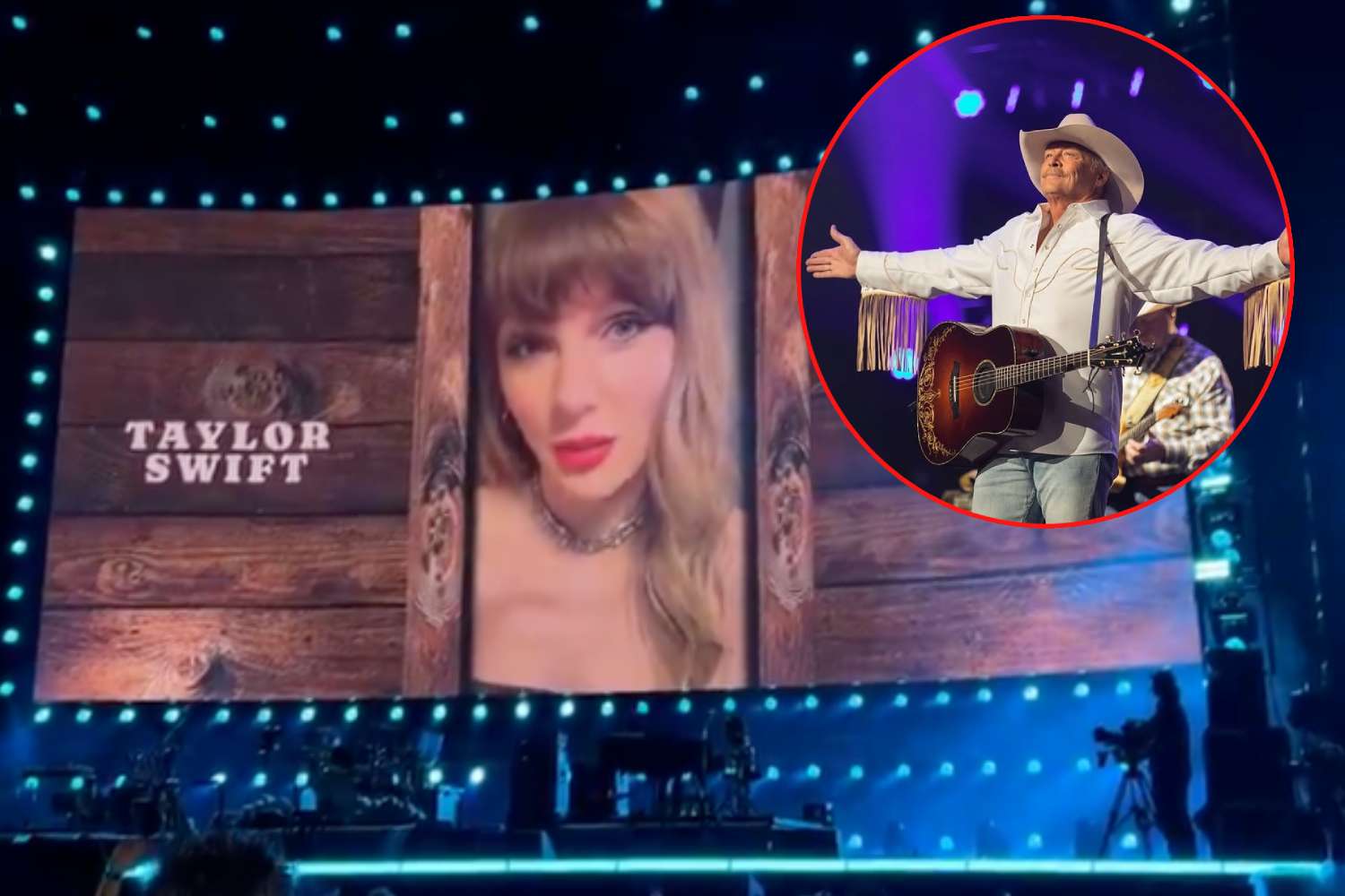 taylor swift booed alan jackson farewell concert