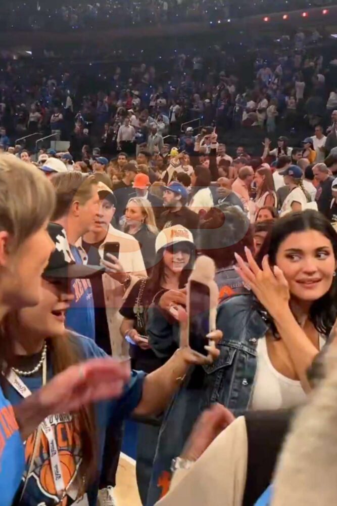 taylor swift kylie jenner nba finals 1