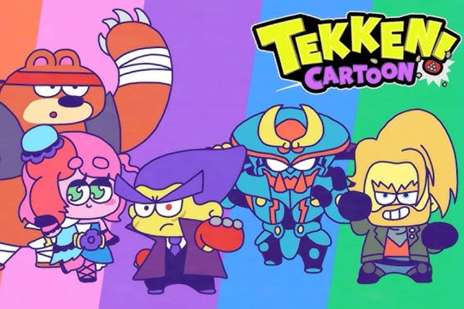 tekken cartoon bandai namco shorts series