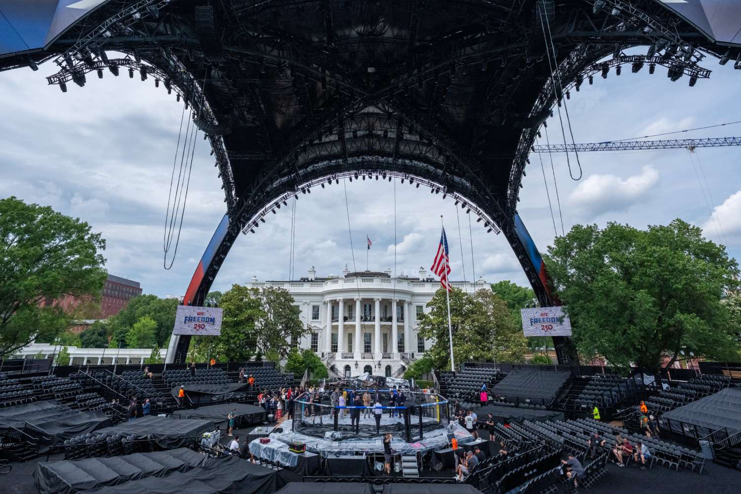 ufc freedom 250 white house south lawn