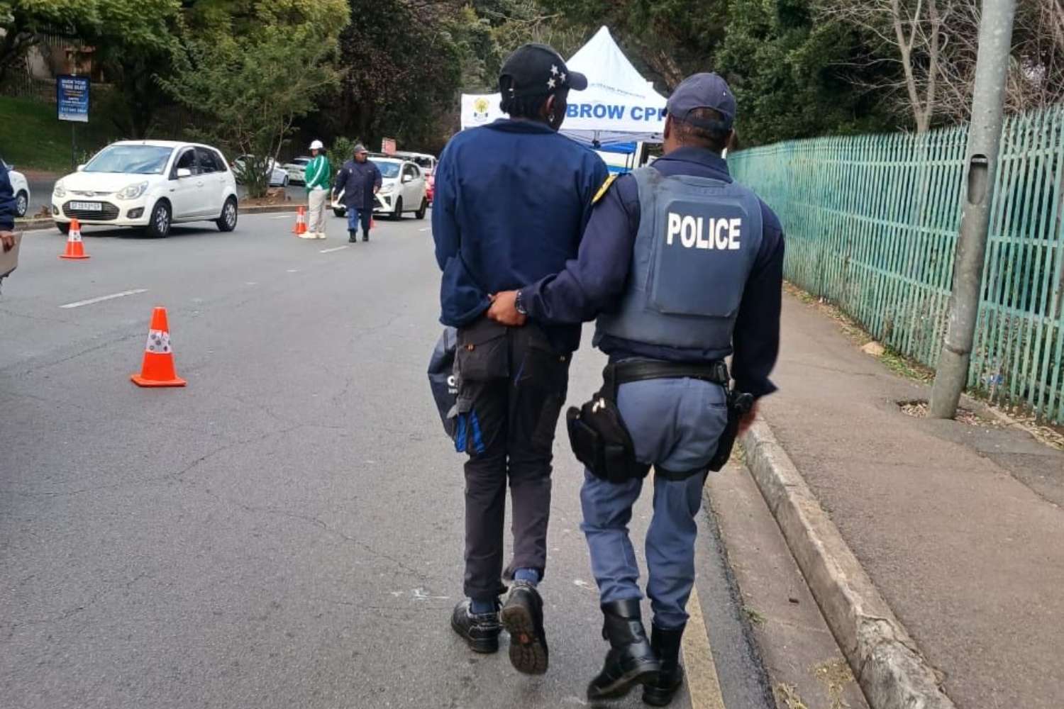 hillbrow shooting three arrested attempted murder