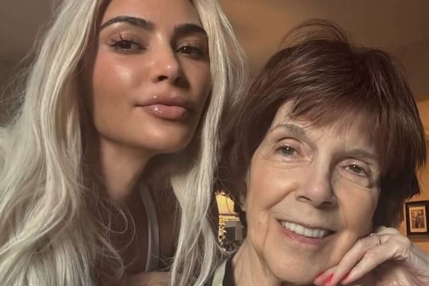 kim kardashian pays tribute grandmother mj shannon