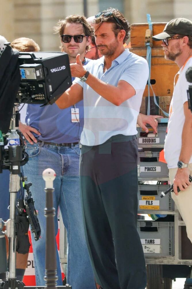 bradley cooper oceans eleven paris shoot