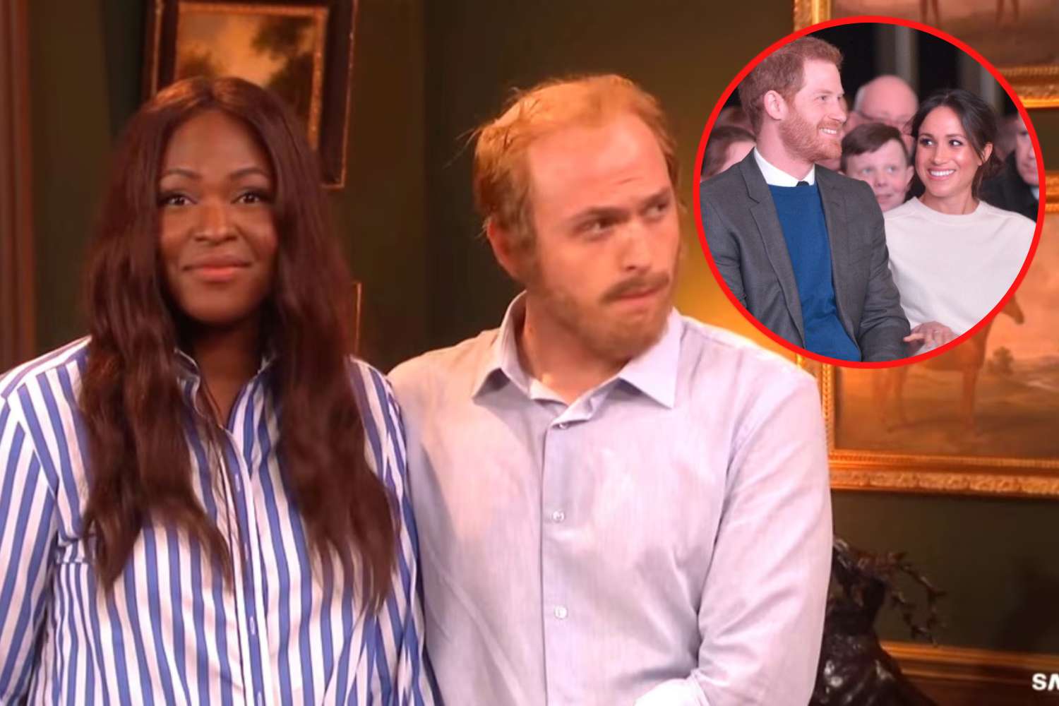 snl uk mocks harry meghan british return